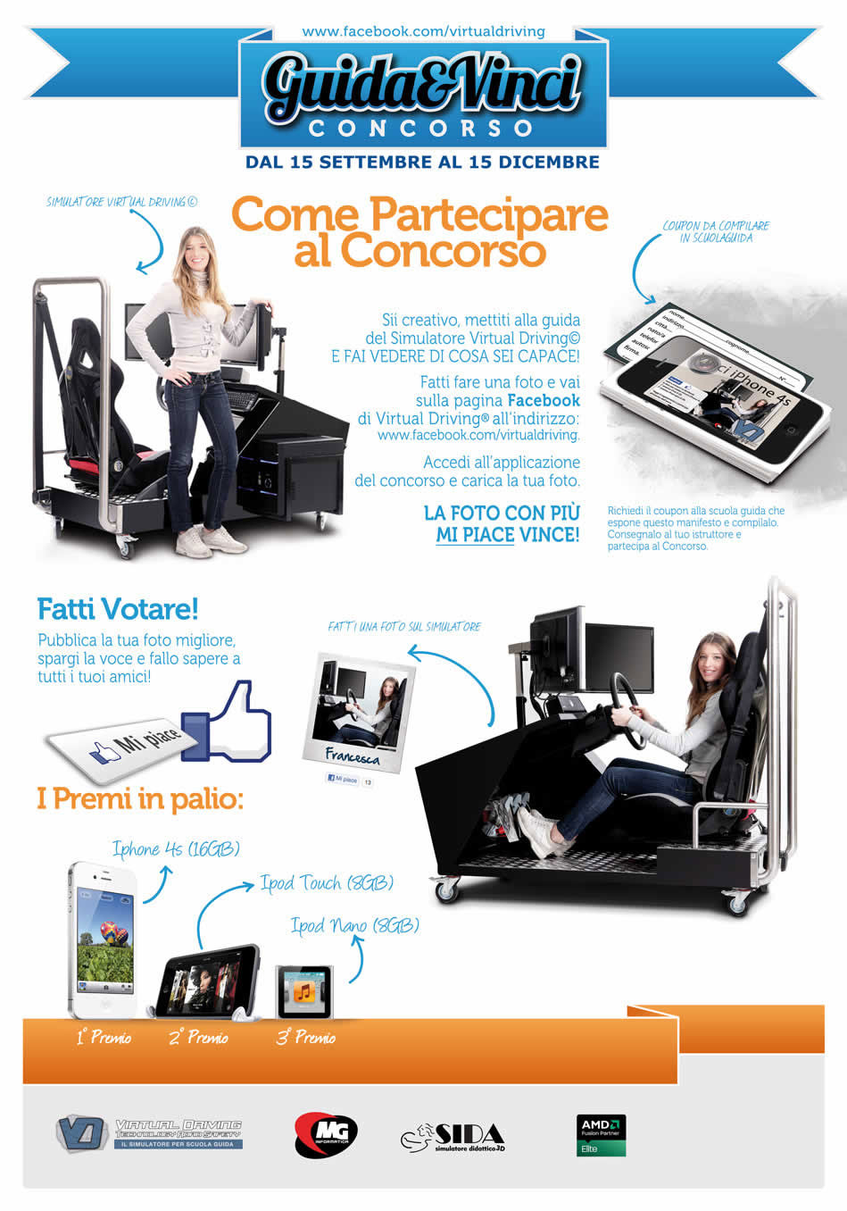 Locandina concorso Virtual Driving